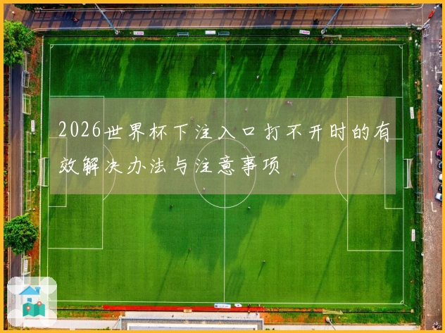 2026世界杯下注入口打不开时的有效解决办法与注意事项